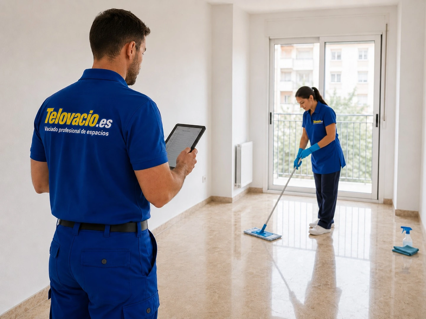 Servicio de limpieza final opcional después de un vaciado de vivienda